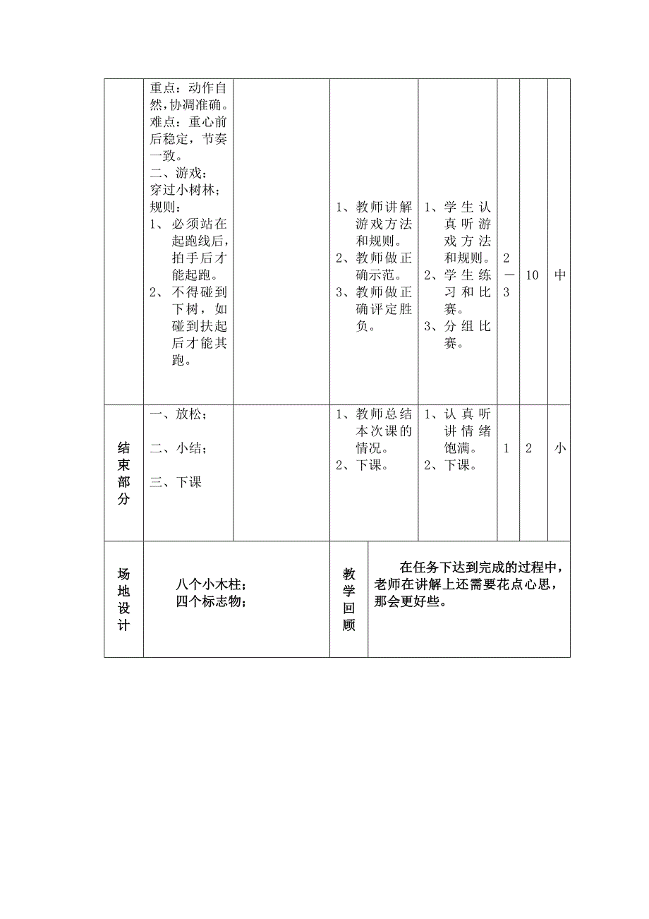 小学二年级体育课第一周第二节队列队形教案_第2页