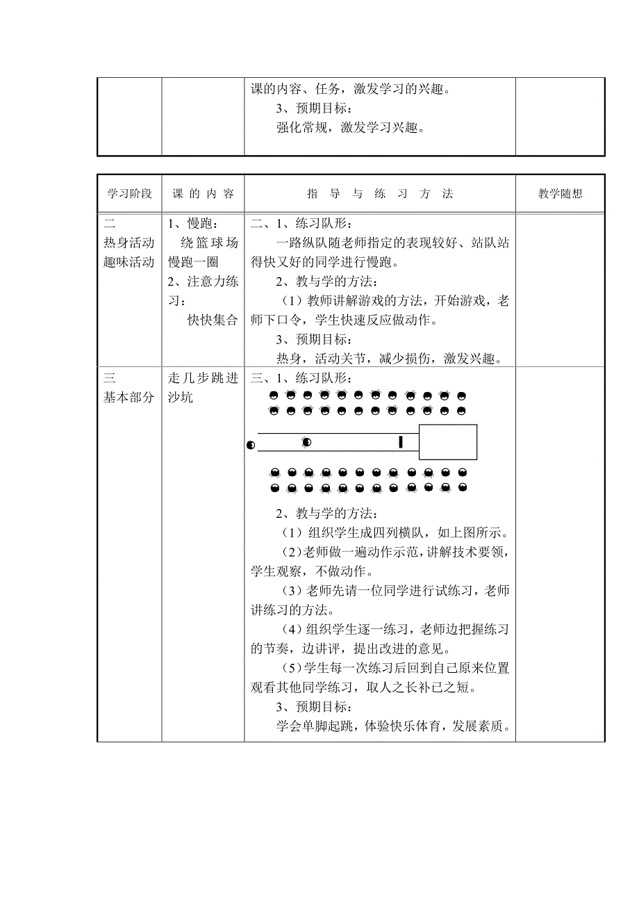 小学六年级体育与健康第一学期初步学会单脚起跳双脚落地的跳远技术教学_第2页