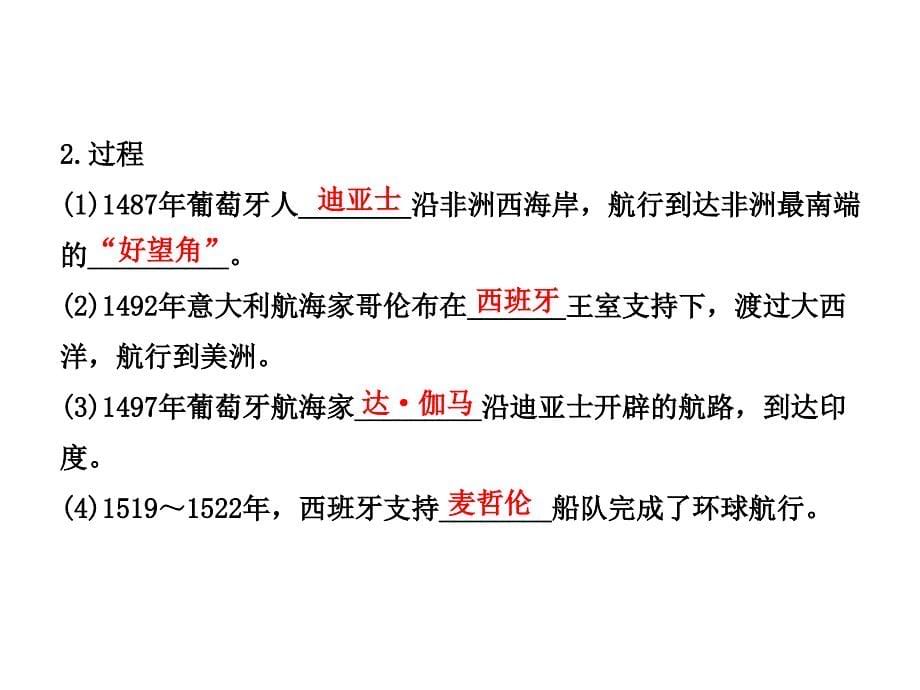 大　江苏适用人教版【赢在高考】高三历史一轮复习课件：10.1新航路的开辟、殖民扩张与世界市场的拓展_第5页