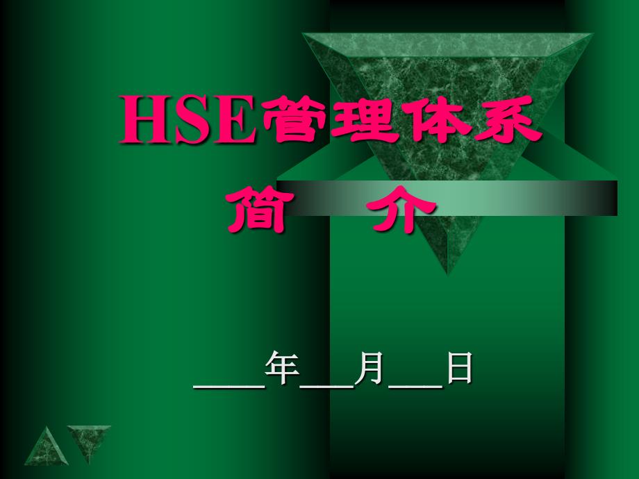 HSE管理体系介绍_第1页