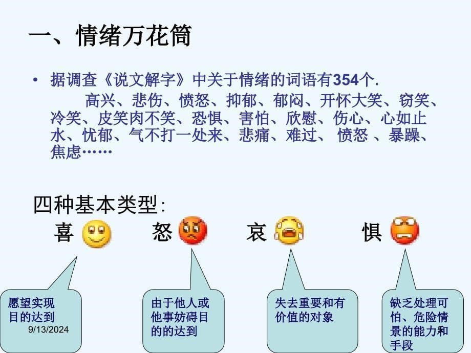 初中七年级学生《丰富多样的情绪》心理健康教育课件_第5页