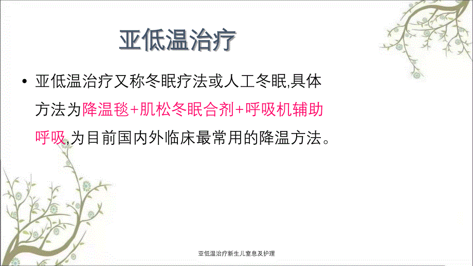 亚低温治疗新生儿窒息及护理_第4页