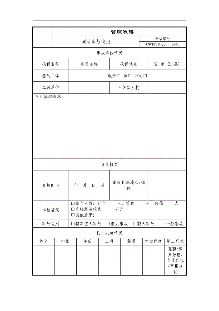 质量事故快报_第1页