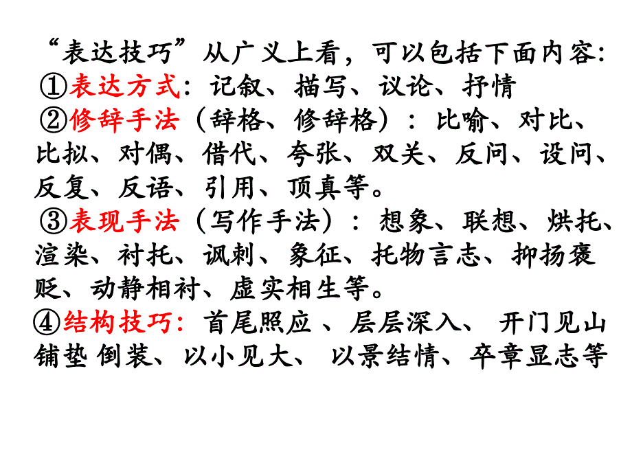 高考诗歌鉴赏——表现手法.ppt课件_第4页