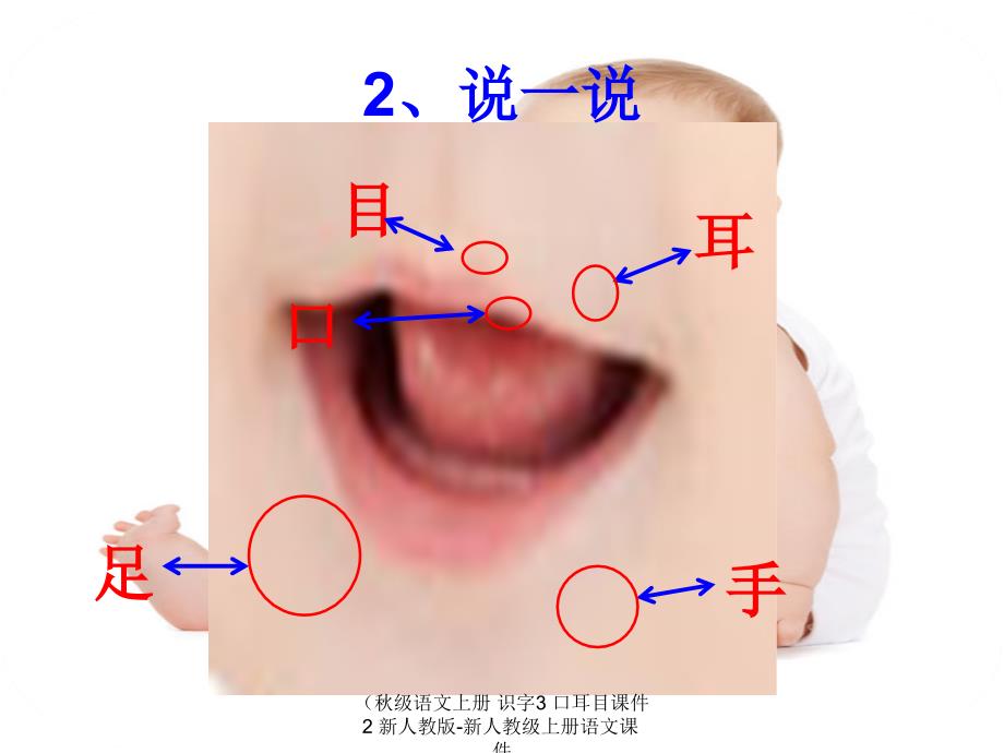 最新级语文上册识字3口耳目课件2新人教版新人教级上册语文课件_第4页