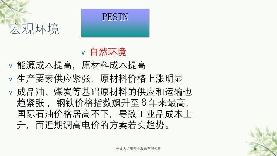 宁波大红鹰药业股份有限公司课件_第5页