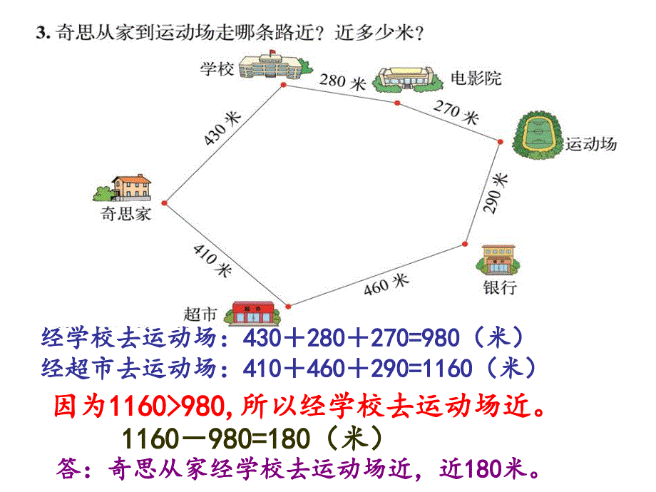 新北师大版三年级上册练习二_第3页