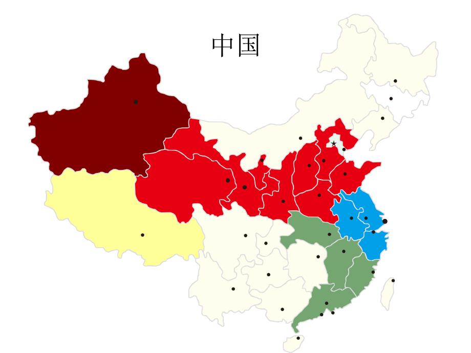 可填充颜色的中国地图,世界地图,各省市地图填色_第2页