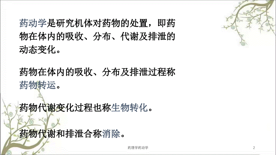 药理学药动学课件_第2页