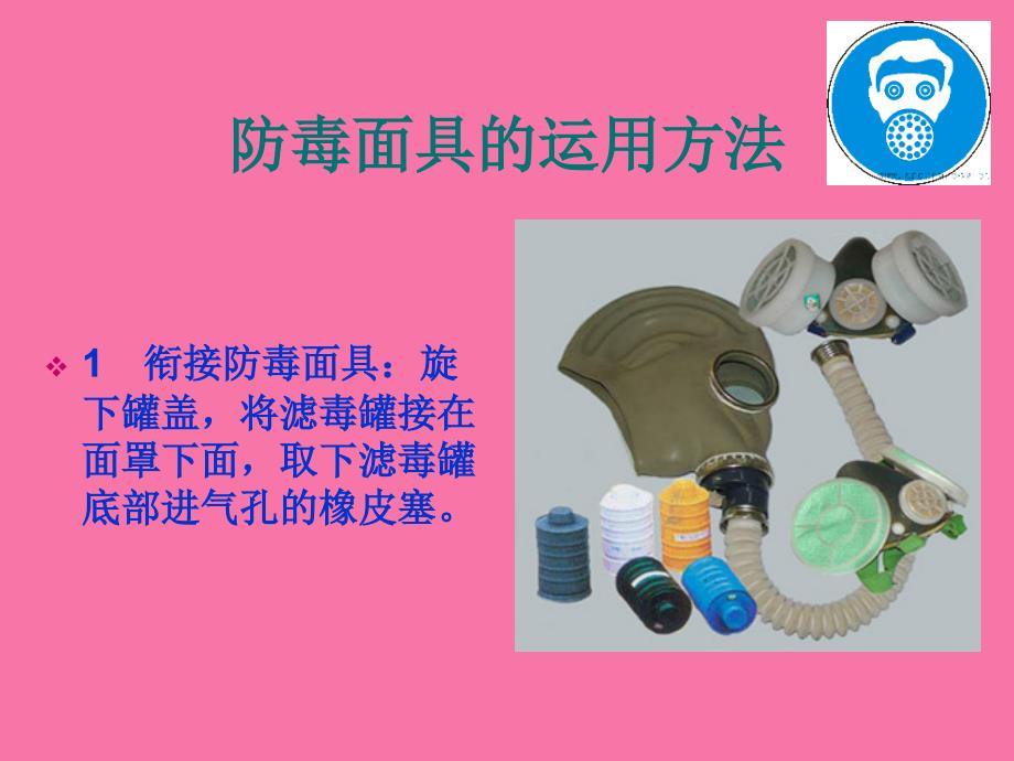 防毒面具的使用方法ppt课件_第2页