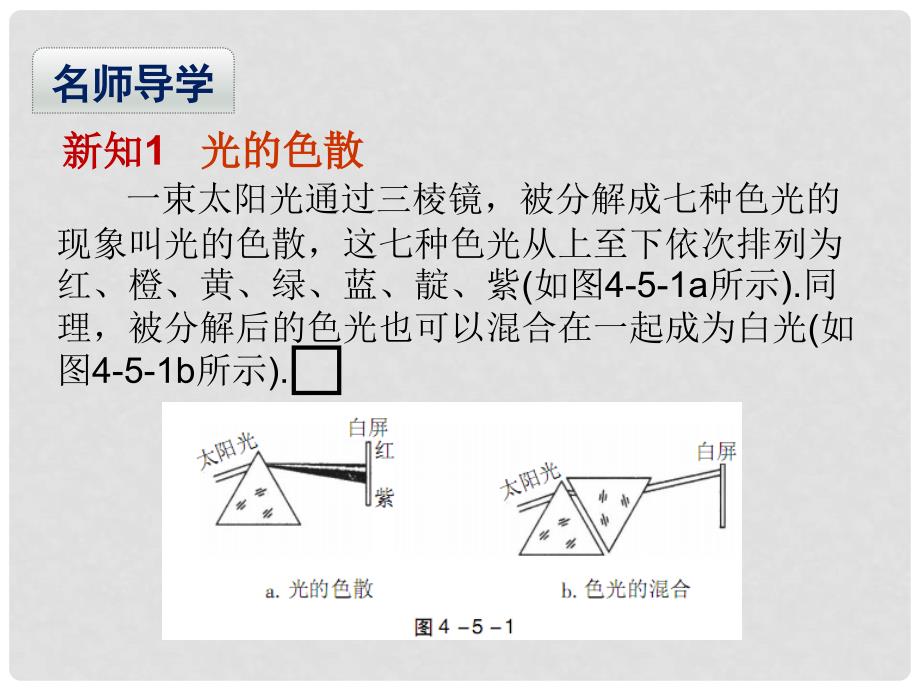 八年级物理上册 第4章 第5节 光的色散课件2 （新版）新人教版_第2页