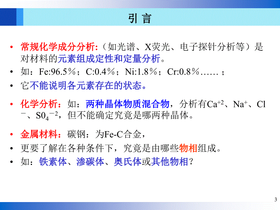 物相分析及点阵参数精确测定教学PPT_第3页