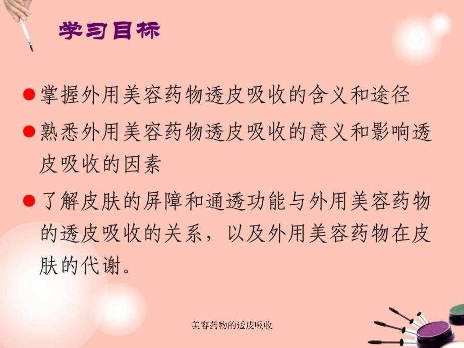 美容药物的透皮吸收课件_第2页