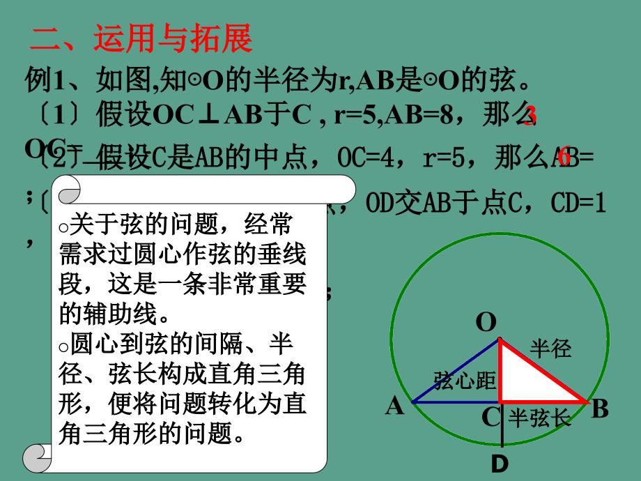 数学浙教版九上圆基本性质复习ppt课件_第4页