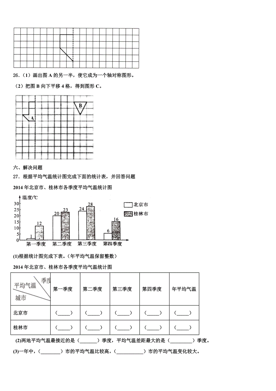 2022-2023学年商水县数学四下期末质量检测模拟试题含解析_第3页