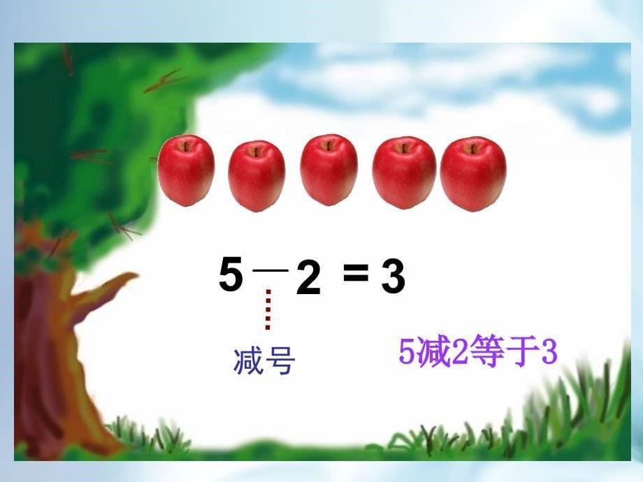 【北师大版】数学一年级上册：第3单元摘果子ppt课件2_第5页