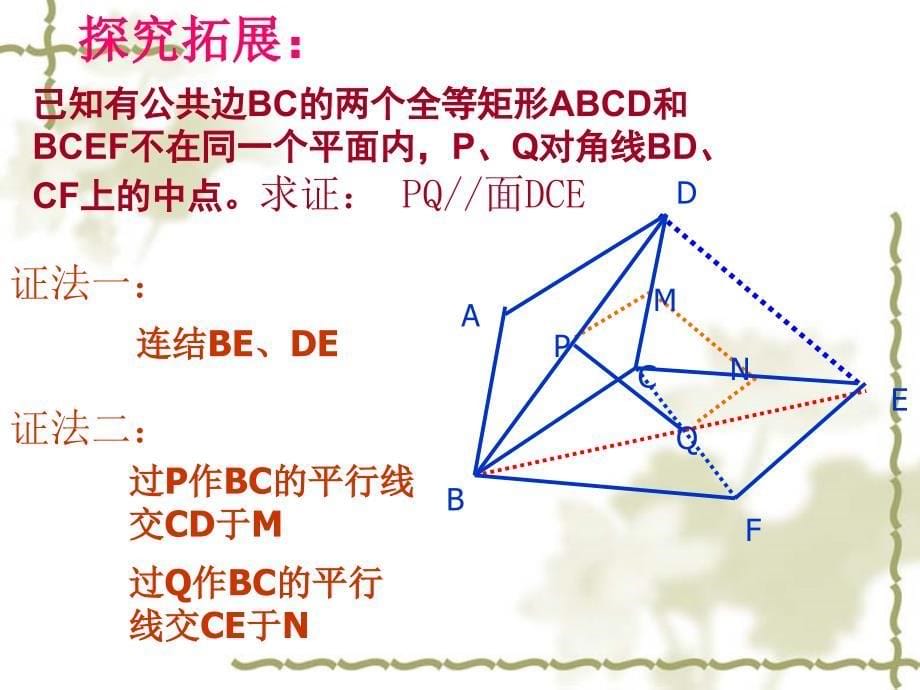 高一数学直线与平面平行性质课件.ppt_第5页