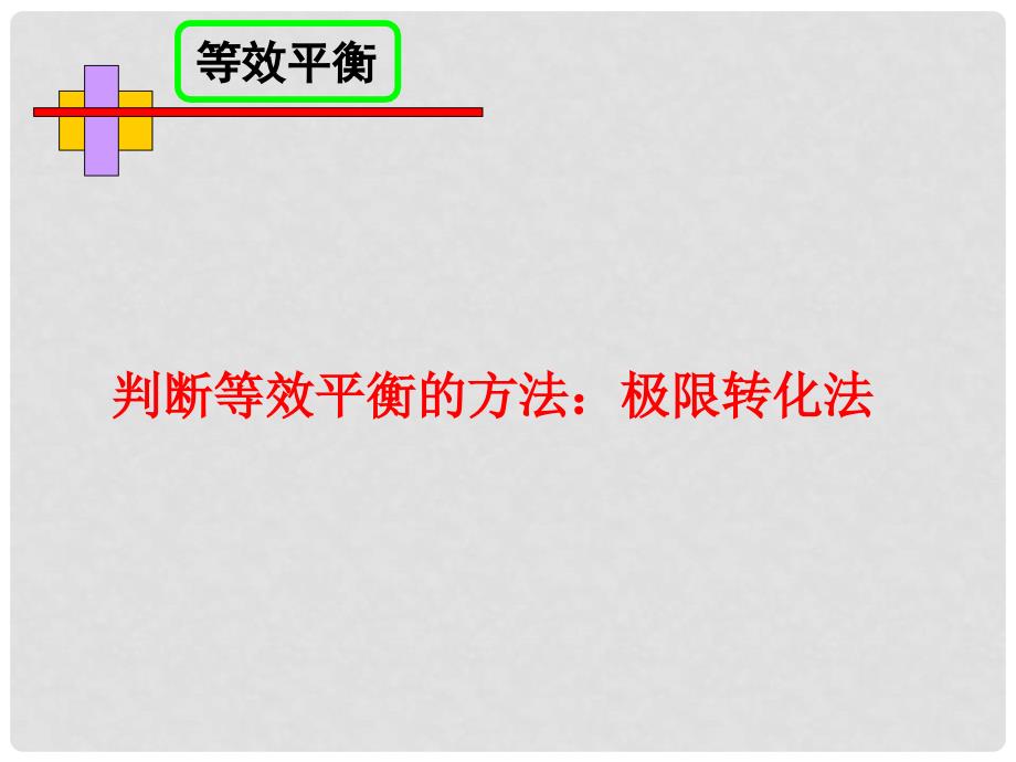 江苏省南通市高中化学《等效平衡》课件 新人教版选修4_第3页