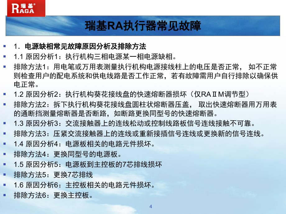 瑞基电动门故障分析文档资料_第4页