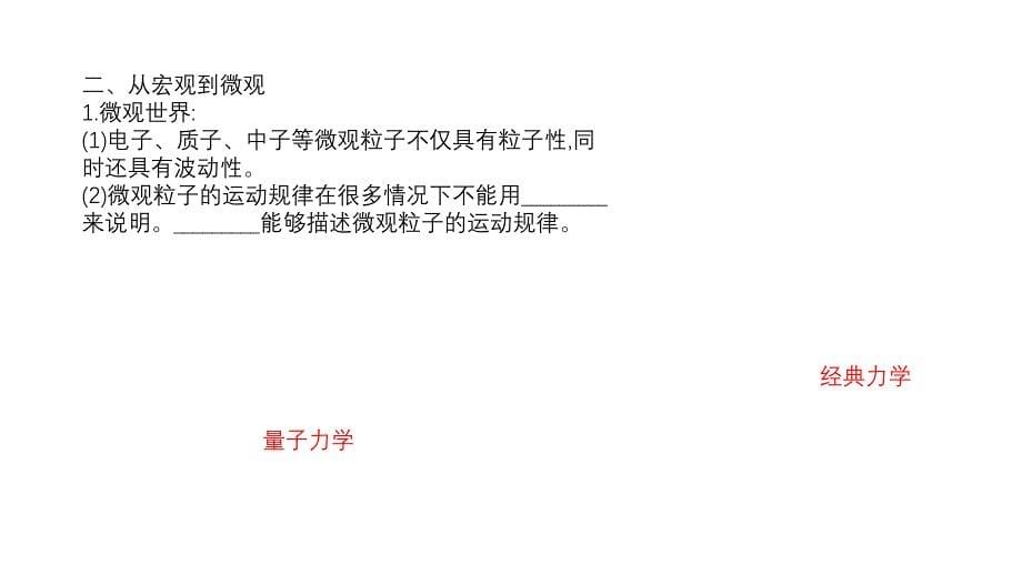 物理同步大讲堂人教必修二课件：6.6 经典力学的局限性2_第5页