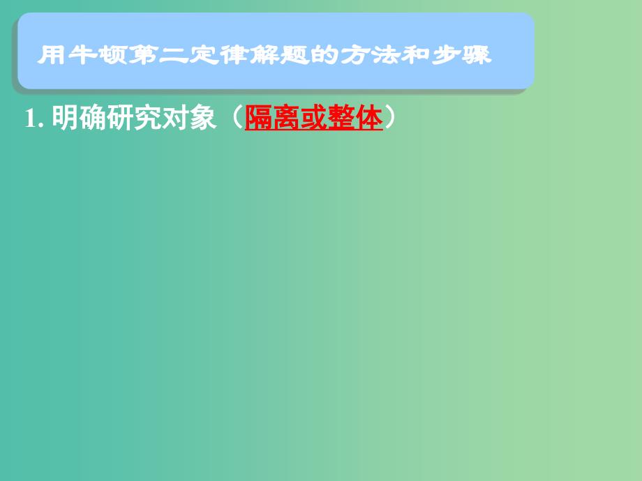 高中物理 第四章 第三节 牛顿第二定律课件2 新人教版必修1.ppt_第3页