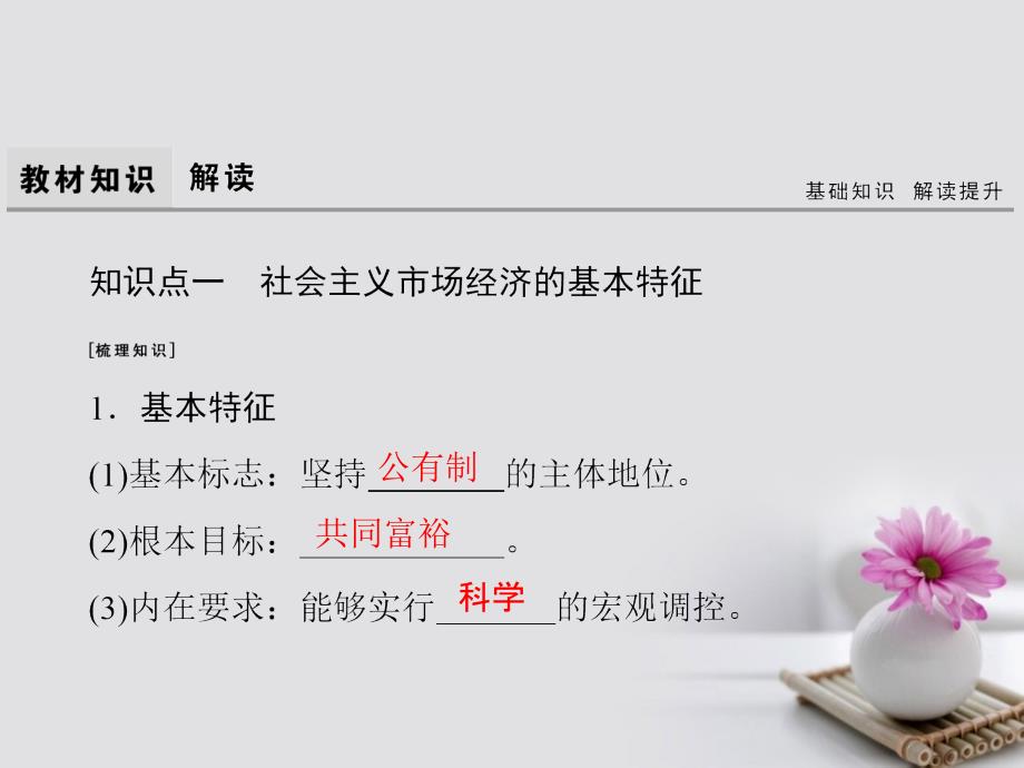 2017-2018学年高中政治 4.9.2社会主义市场经济课件 新人教版必修1_第4页