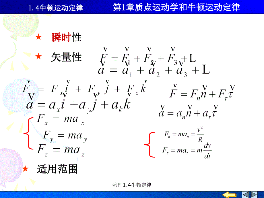 物理1.4牛顿定律课件_第3页