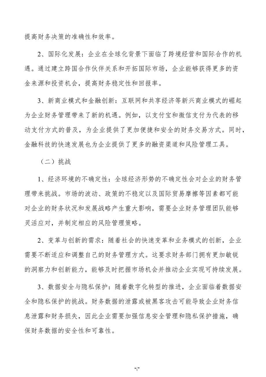 智能校服项目企业财务管理方案（范文）_第5页