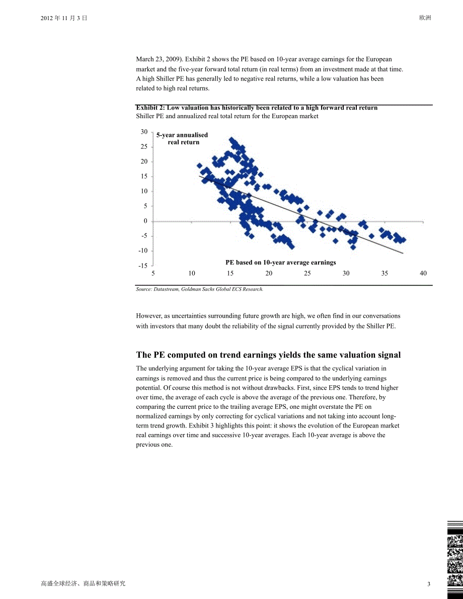 策略焦点：检验股票估值(第三部分)：席勒市盈率的压力测试1105_第3页