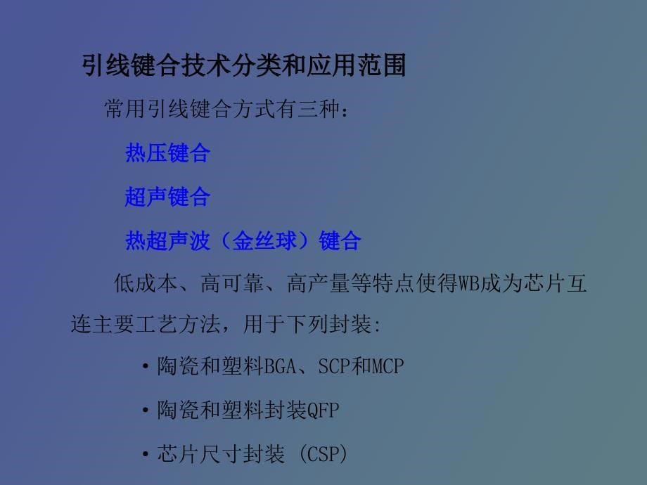 集成电路芯片封装技术芯片互连技术_第5页