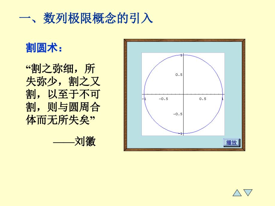 高等数学的教学课件12数列的极限_第2页