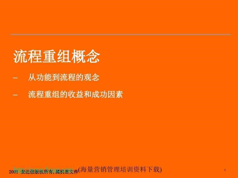 科龙业务与信息体系优化项目业务流程重组培训_第5页