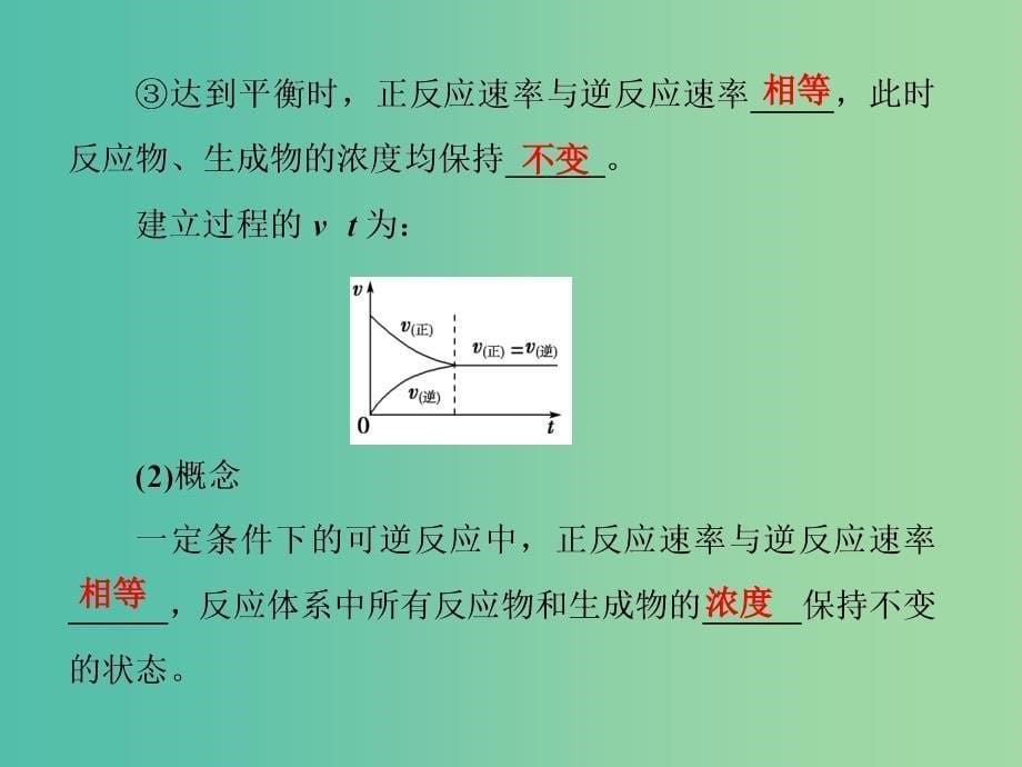 高考化学大一轮复习 第七章 第2节 化学平衡状态和平衡移动课件.ppt_第5页