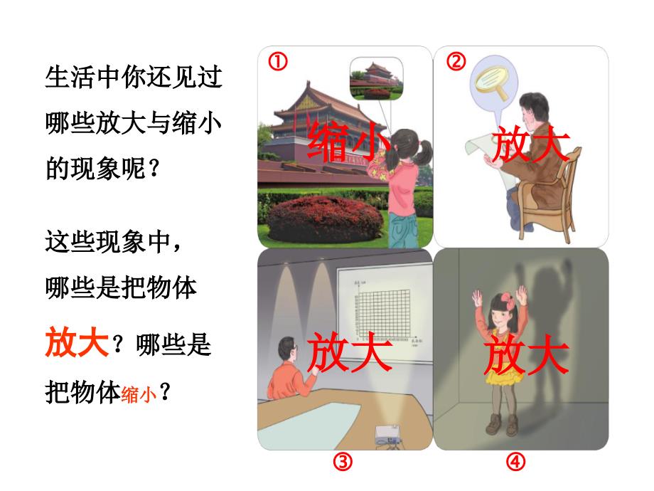 小学数学六年级下册图形的放大与缩小课件_第2页