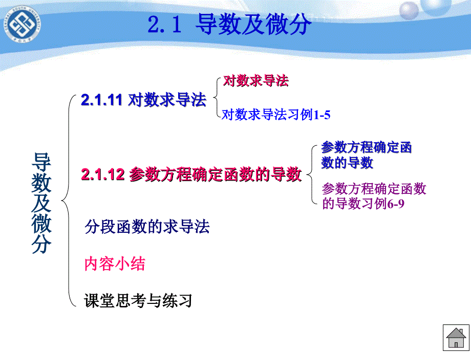 高等数学A-第2章-11-4（对数求导法 参数方程的求导法则）_第2页