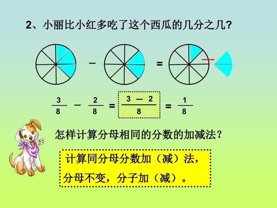 三年级数学简单分数加减法课件1_第5页