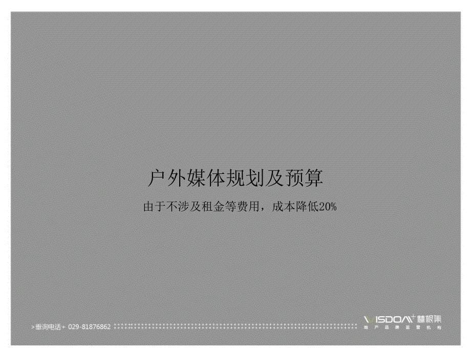 传媒地产 西安德福巷地产项目媒体规划建议_第5页