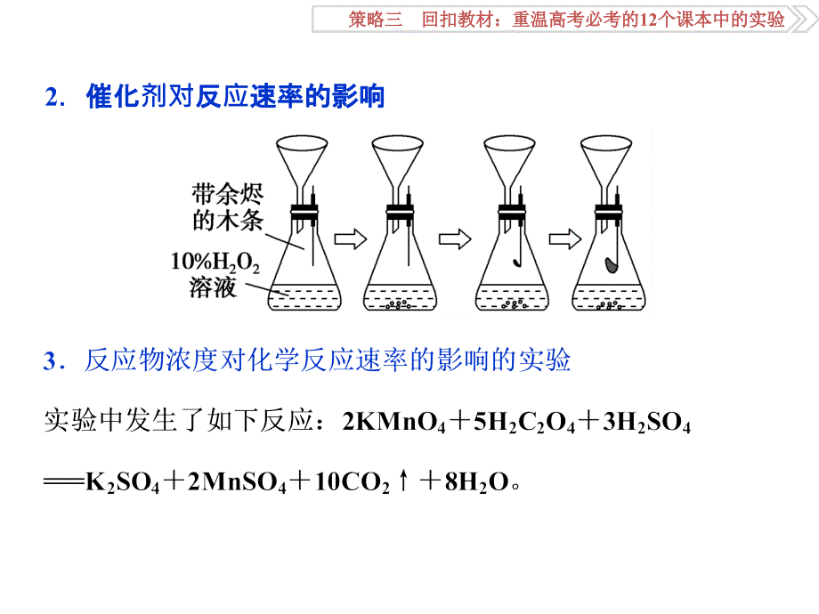 卓越学案二轮第二部分策略三教材实验课件_第3页