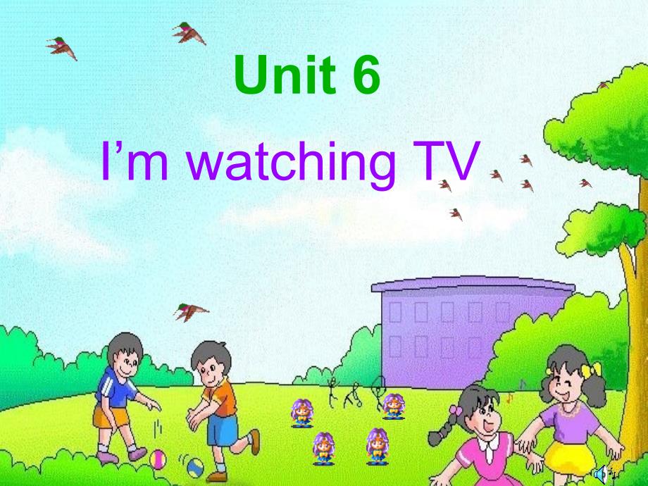 七年级英语课件IamwatchingTV_第1页