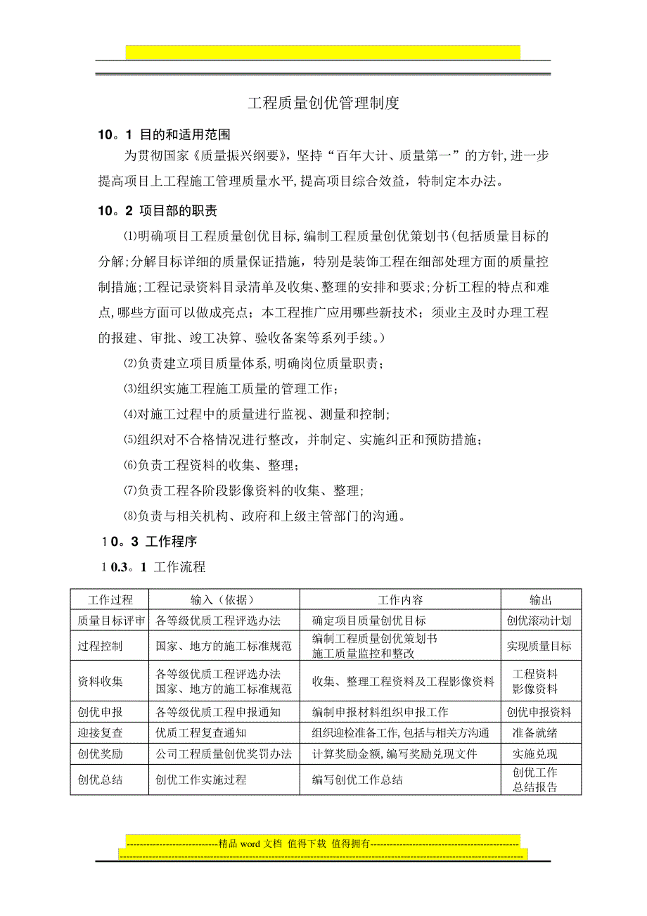 工程质量创优管理制度_第1页