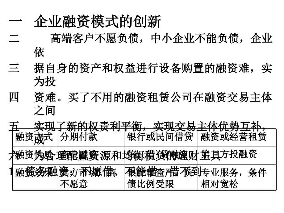 如何做出融资租赁业务的特色来 ——租赁会计准则与融资租赁交易_第5页