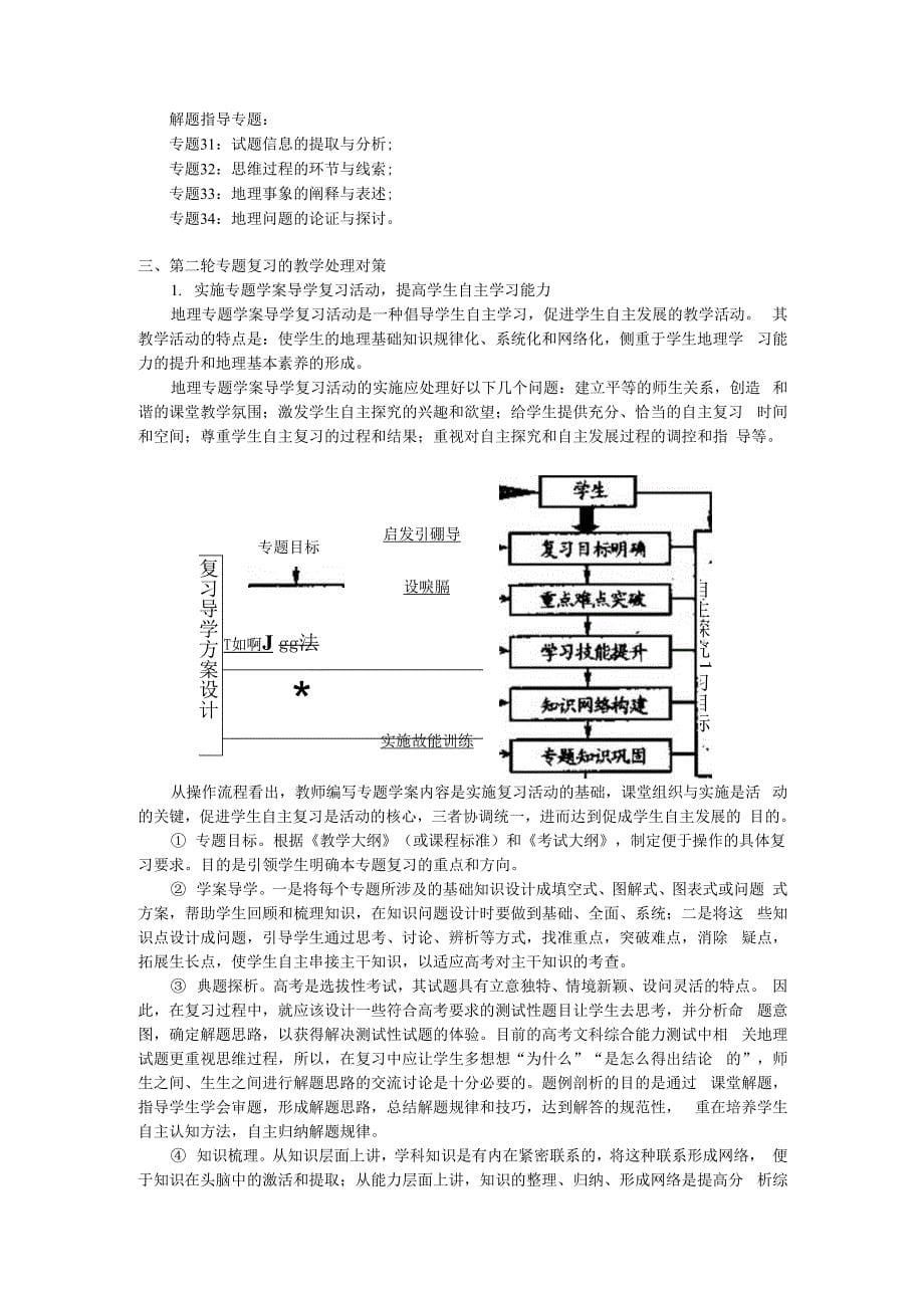 高考地理二轮复习方法探究_第5页