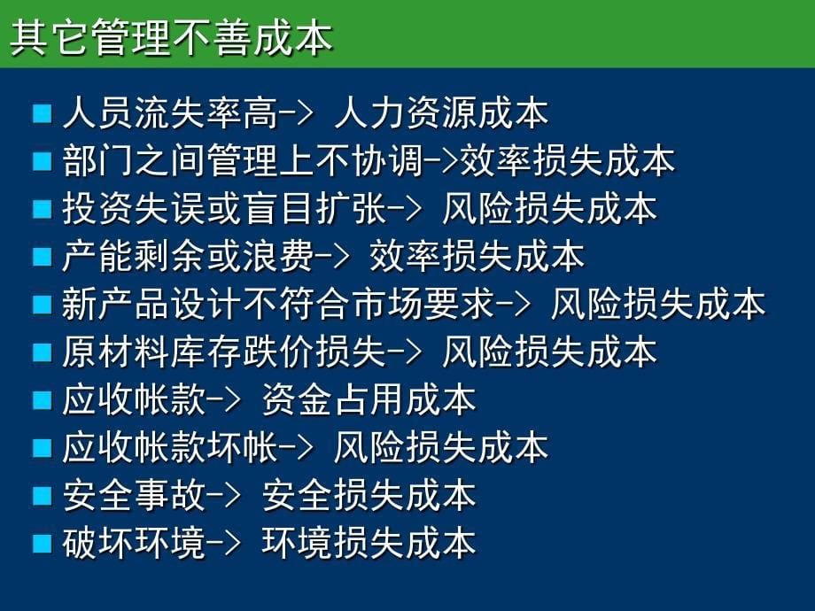 CSS精准成本控制与全面预算管理教材华中科技大学课件_第5页