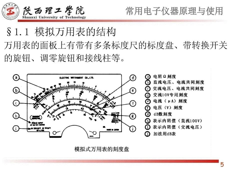 万用表的原理和使用.ppt_第5页