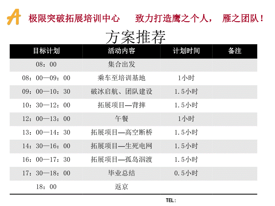 天场地拓展培训方案课件_第4页