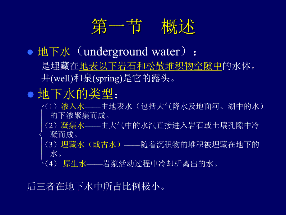 最新地质学第7章地下水的地质作用幻灯片_第2页