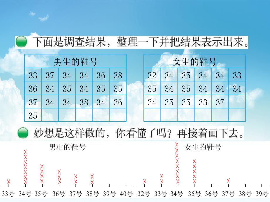 新编【北师大版】数学三年级下册：7.1小小鞋店ppt课件1_第4页