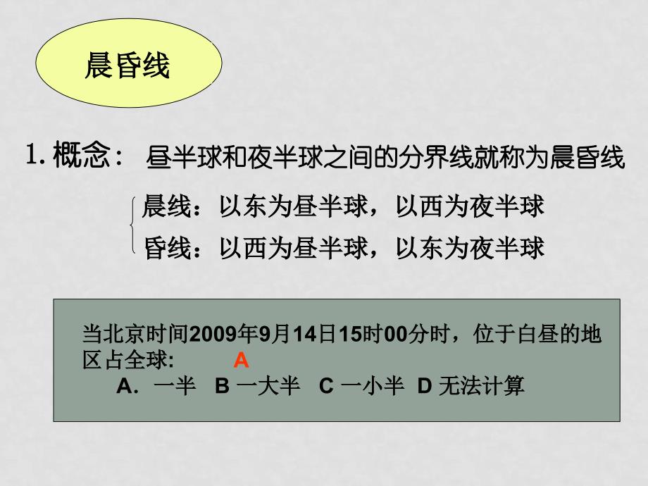 高三地理第四讲 地球运动的地理意义（一）1.5晨昏线专题课件全国通用_第2页