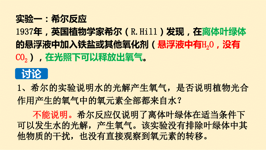 【课件】光合作用与能量转化（第二课时） 2022—2023学年高一上学期生物人教版必修1_第3页