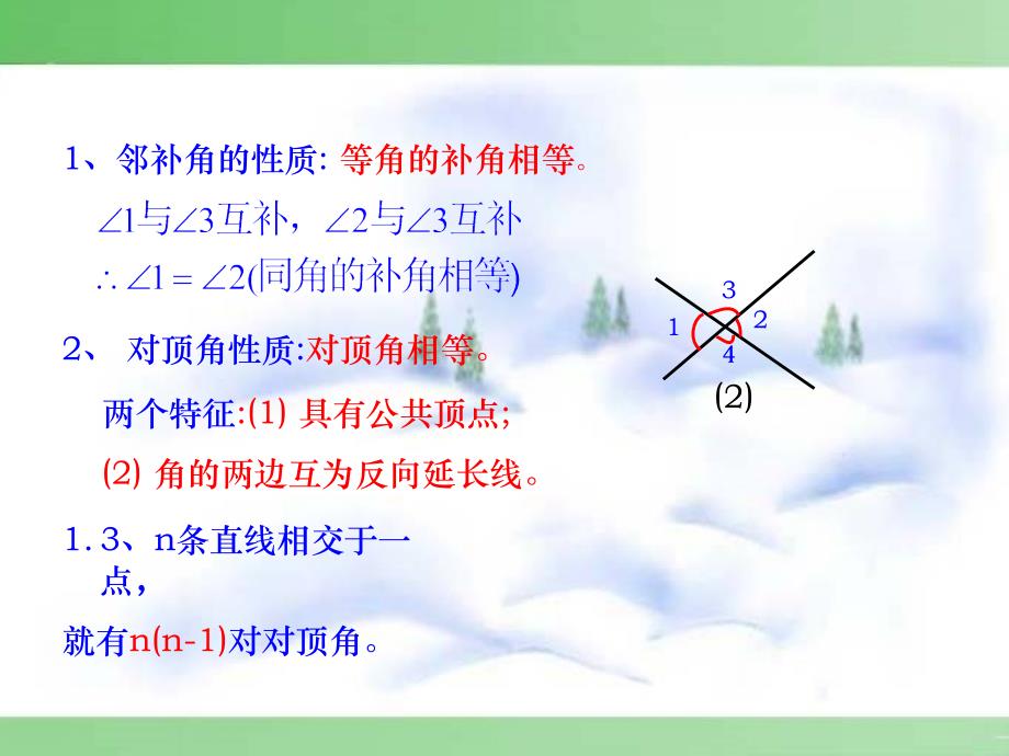 七年级数学相交线与平行线的复习课件人教版00_第3页